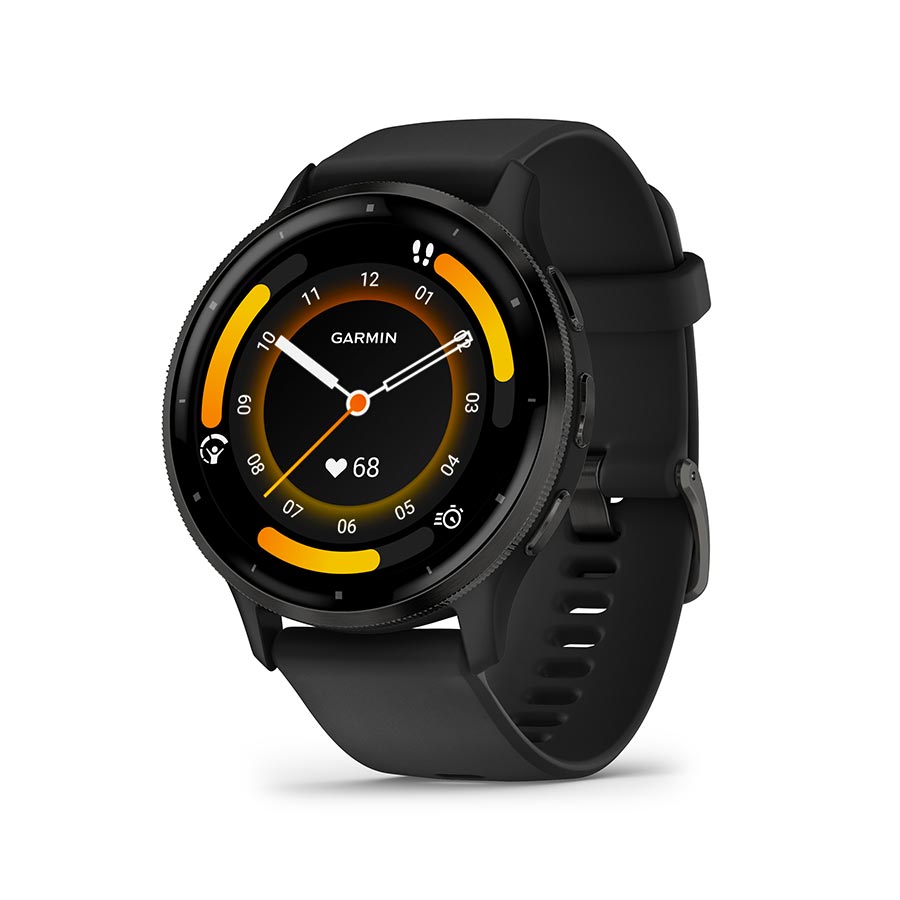 Garmin Venu 3 Watch Watch Color: Black Wristband: Black - Silicone-Goodwynn'sGoodwynn's