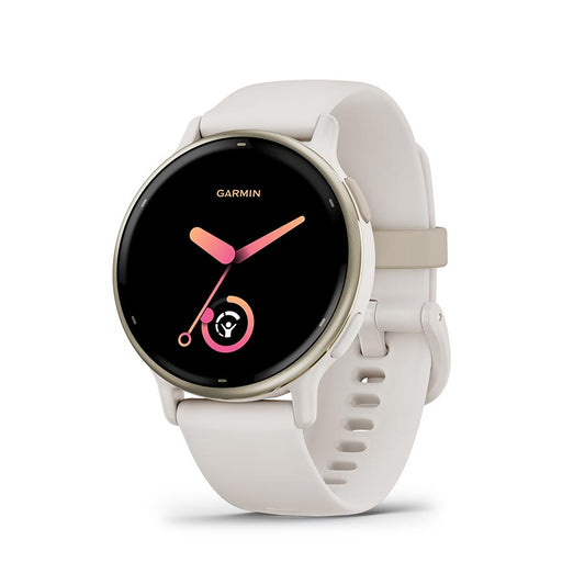 Garmin vivoactive 5 Watch Watch Color: Ivory Wristband: Ivory - Silicone-Goodwynn's