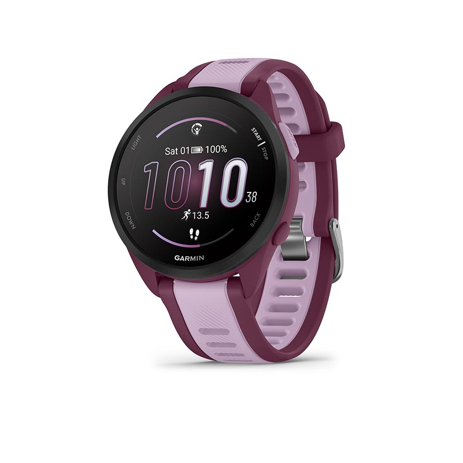Garmin Forerunner 165 Music Watch Watch Color: Berry Wristband: Lilac - Silicone-Goodwynn'sGoodwynn's
