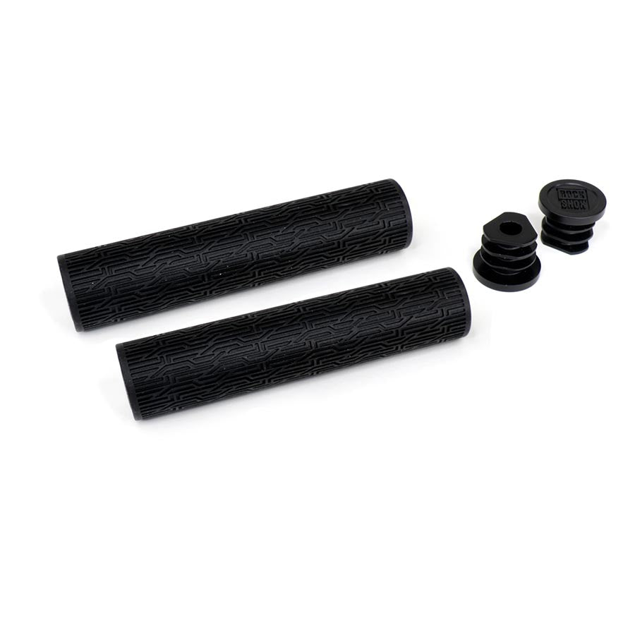 RockShox Textured Slip-On Grips 135mm Black Pair-Goodwynn'sGoodwynn's