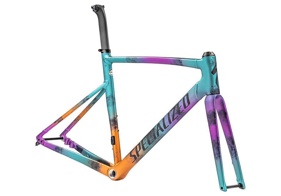 Specialized allez sprint frmset gloss ink technique/lagoon blue, purple orchid, orange tint/midnight shadow 49-Goodwynn'sGoodwynn's