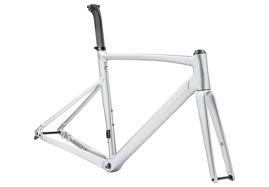 Specialized allez sprint frmset satin silver dust/gloss transparent decals 49