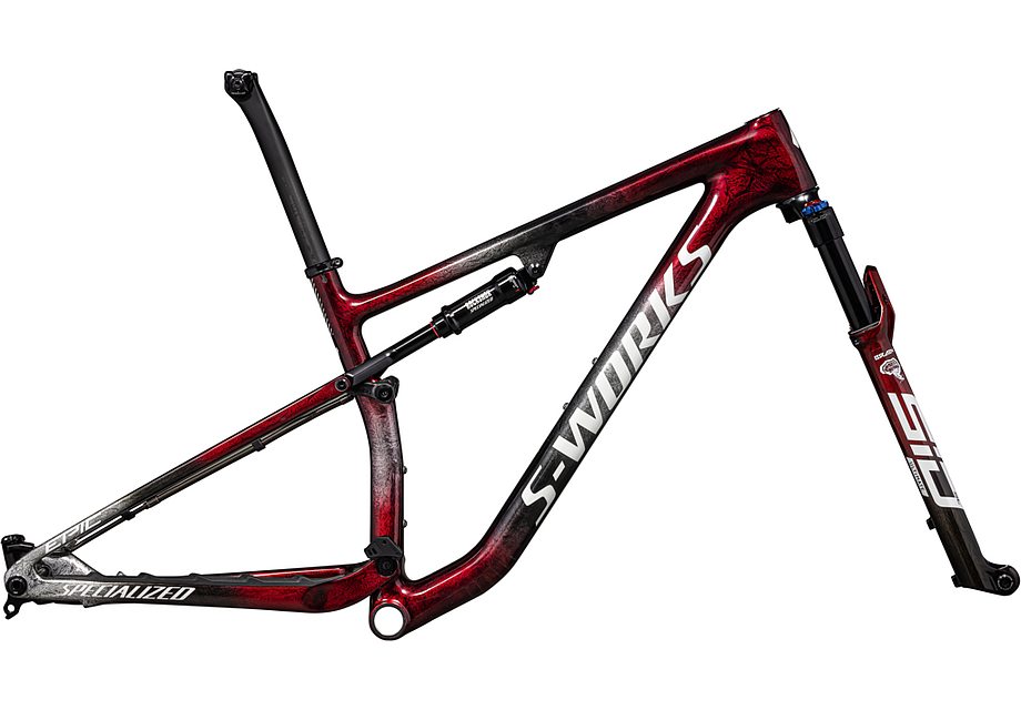 Specialized epic S-Works frmset gloss red tint / black tint / flake silver / granite m