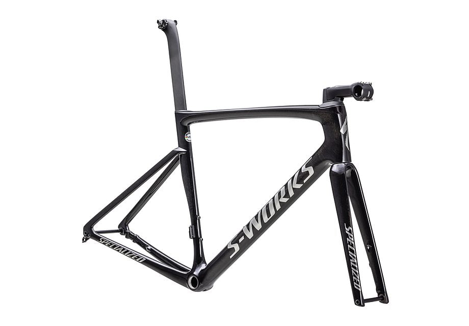 Specialized tarmac sl7 S-Works frmset gloss black pearl granite over carbon / chrome 61-Goodwynn'sGoodwynn's