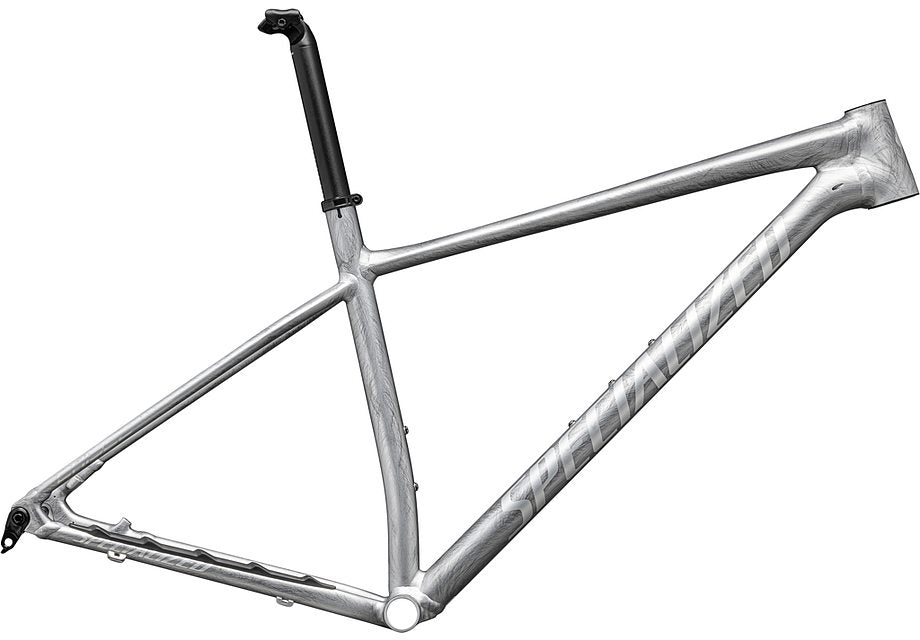 Specialized chisel ht frm frame satin organic brushed / brushed liquid metal l