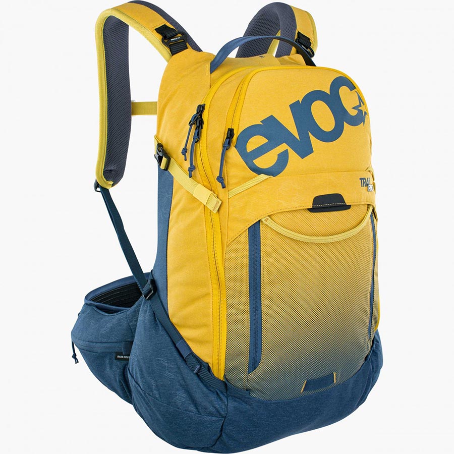 EVOC Trail Pro 26 Protector backpack 26L Curry/Denim LXL-Goodwynn'sGoodwynn's