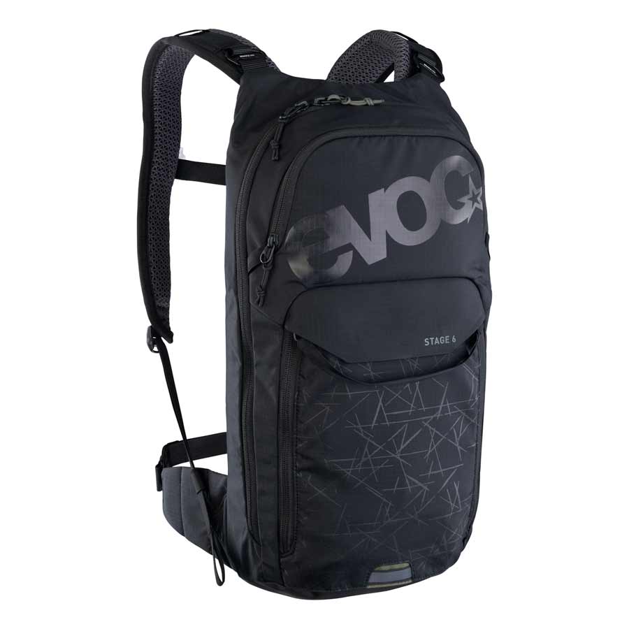 EVOC Stage 6 + 2L Bladder Hydration Bag Volume: 6L Bladder: Included (2L) Black-Goodwynn'sGoodwynn's