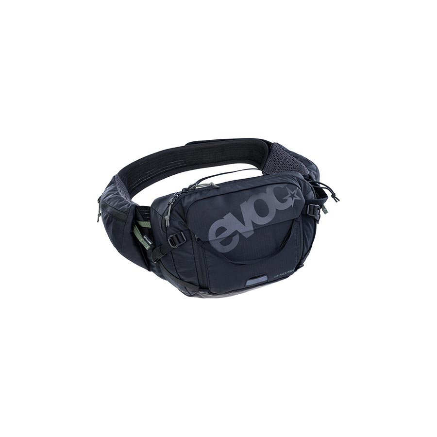 EVOC Hip Pack Pro 3 +1.5L Bladder Hip Pack 3L Included (1.5L) Black-Goodwynn'sGoodwynn's