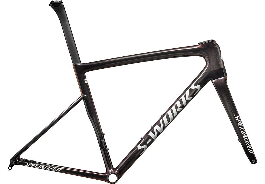 Specialized tarmac sl8 S-Works frmset gloss carbon / viavi maganta gold / chaos red pearl / white 44