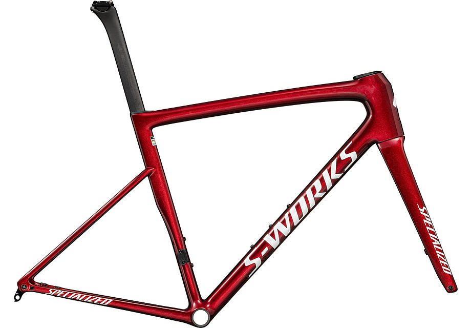 Specialized tarmac sl8 S-Works frmset gloss red sky / metallic white silver 44