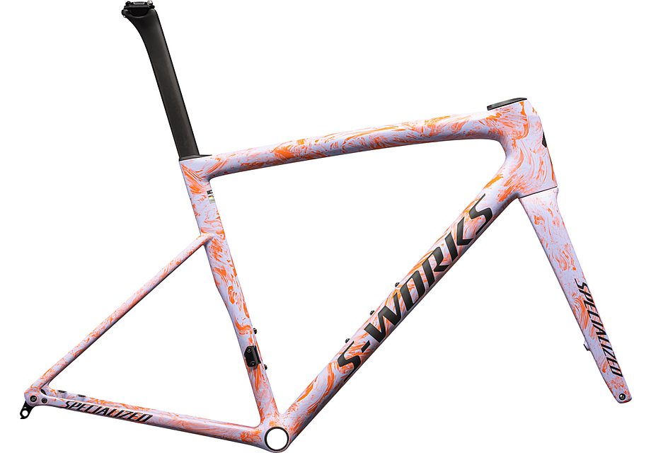 Specialized tarmac sl8 S-Works frmset satin powder indigo / amber glow strata / obsidian 44