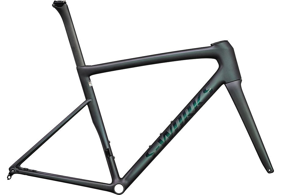 Specialized tarmac sl8 S-Works frmset satin carbon/black tint over chameleon blend/supernova 44