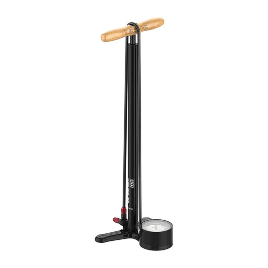 Lezyne Steel Floor Drive Floor Pump with 3.5" Gauge ABS Pro Head Flat Black-Goodwynn's