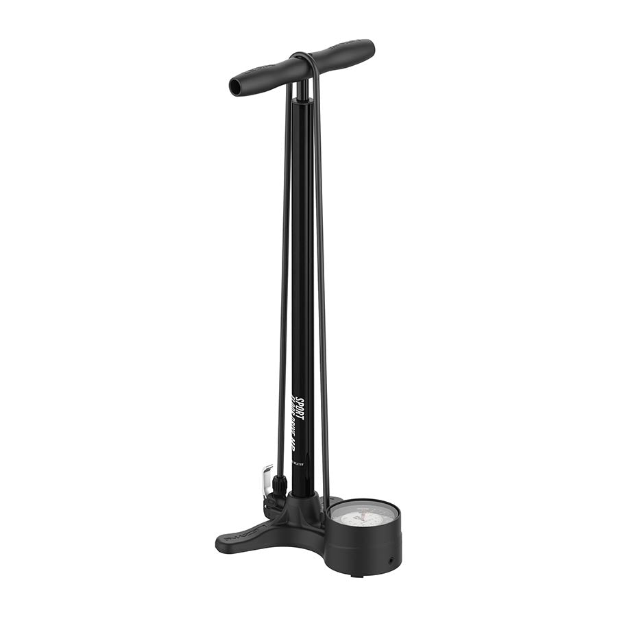 Lezyne Sport Floor Drive 3.5 DV Pump Flat Black-Goodwynn'sGoodwynn's
