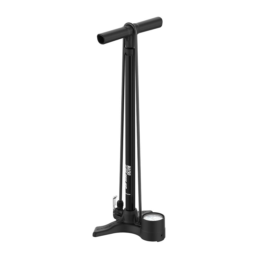 Lezyne Macro Floor Drive DV Floor Pump - Dual Valve 220psi Flat Black-Goodwynn'sGoodwynn's