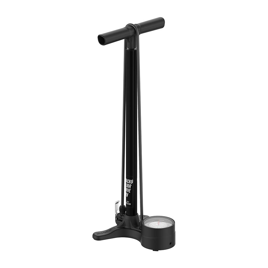 Lezyne Macro HV Floor Drive DV Pump Flat Black-Goodwynn'sGoodwynn's