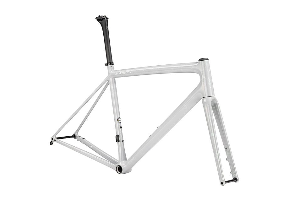Specialized aethos S-Works frmset gloss birch/abalone-lapis organic color run/dune 49