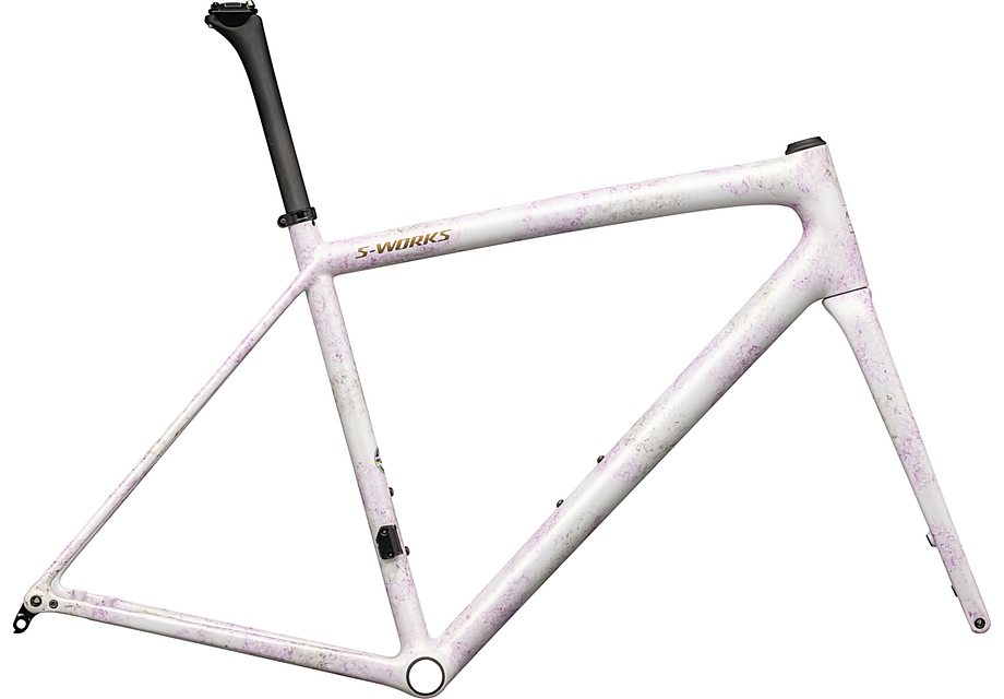 Specialized aethos S-Works frmset satin color burst  / harvest gold metallic 49