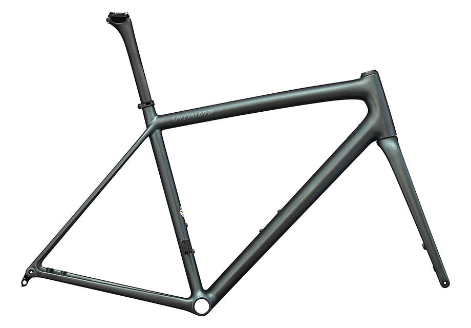 Specialized aethos frmset satin carbon + 50% silver blue viavi /  10% fog tint 58-Goodwynn'sGoodwynn's