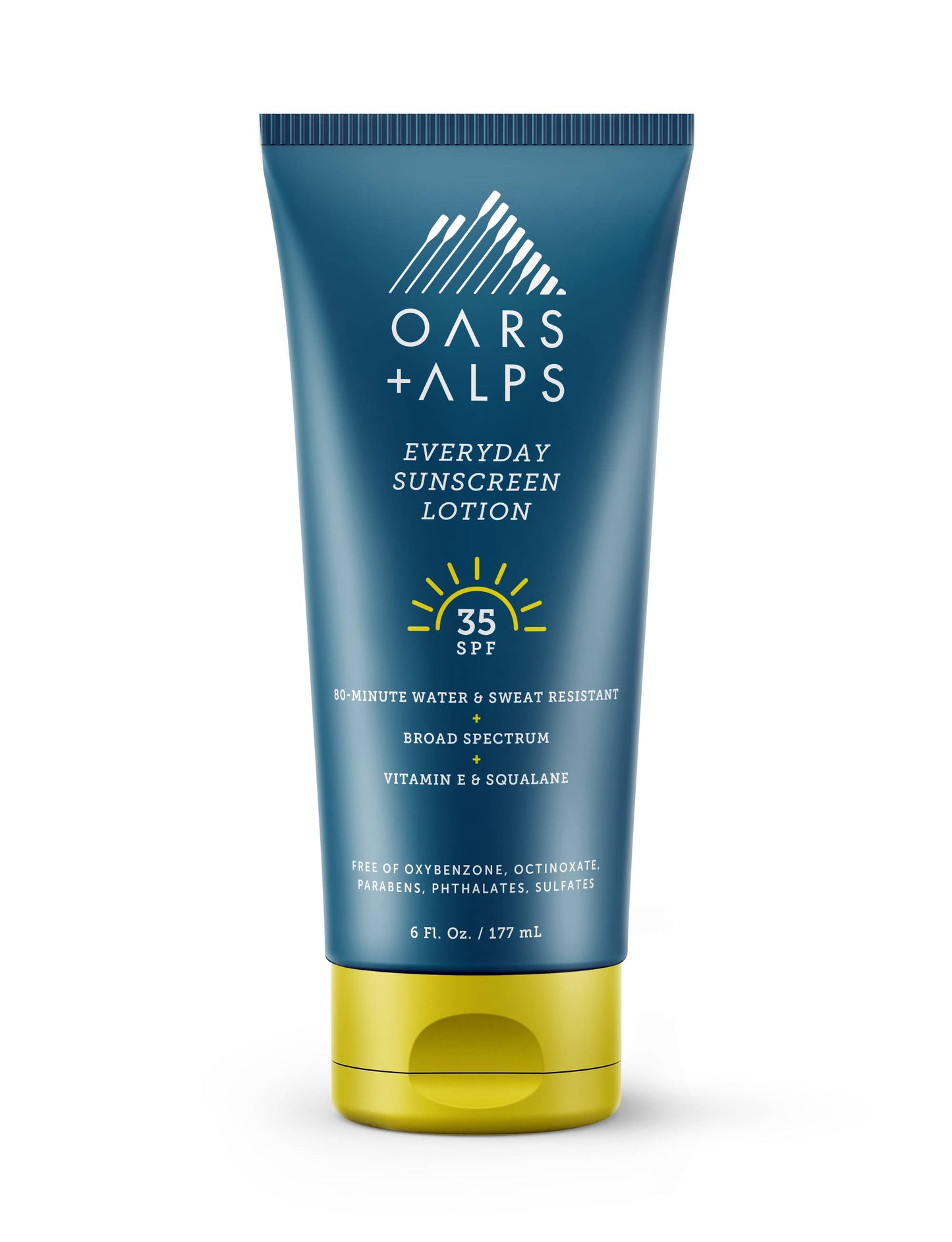 Oars and Alps - Everyday Sunscreen Lotion with SPF 35, with Vitamin E, 6oz