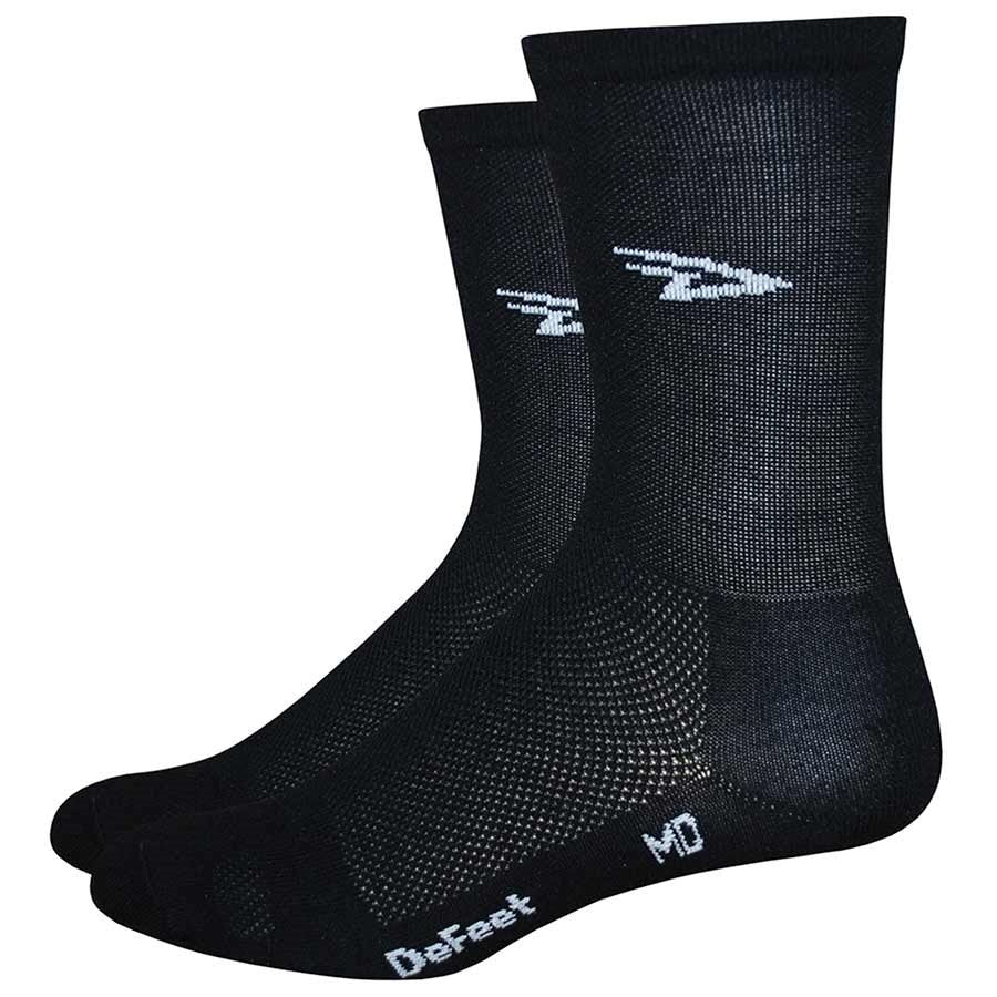DeFeet Aireator Black D Logo Hitop LG 5" Cuff-Goodwynn&#39;sGoodwynn&#39;s