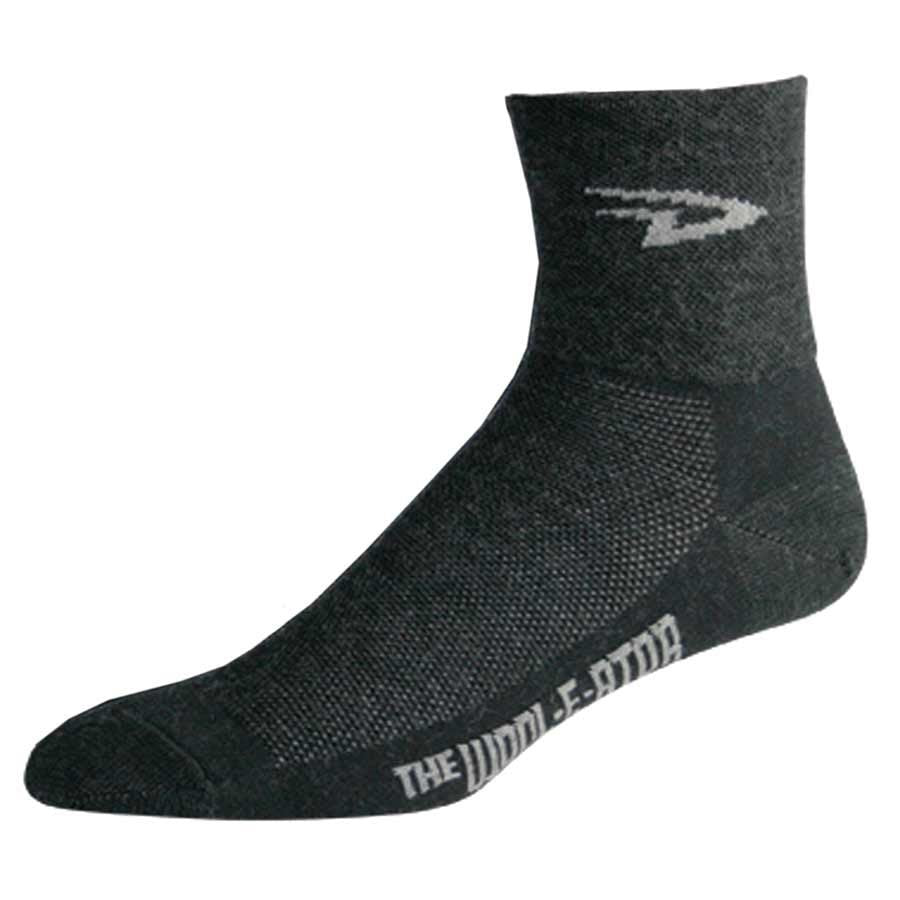 DeFeet Wooleator 3 Socks Charcoal S Pair-Goodwynn'sGoodwynn's