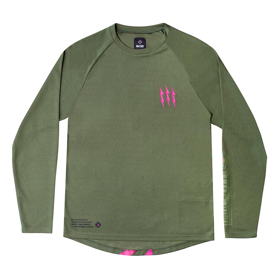 Muc-Off Riders LS Jersey Long Sleeves Men Green S-Goodwynn'sGoodwynn's