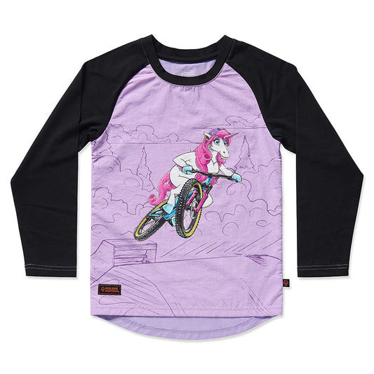 Kids Ride Shotgun Windproof MTB Kids Youth Jersey Unicorn S-Goodwynn's