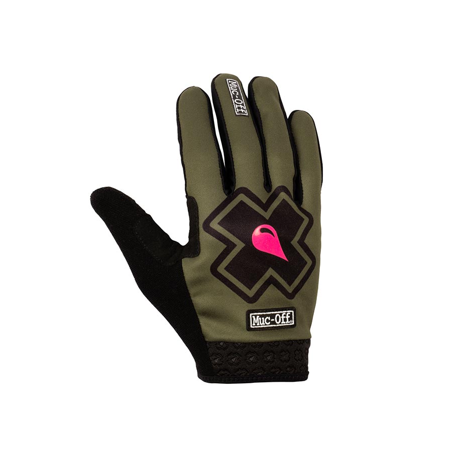 Muc-Off MTB Ride Gloves Full Finger Gloves Green L Pair-Goodwynn'sGoodwynn's