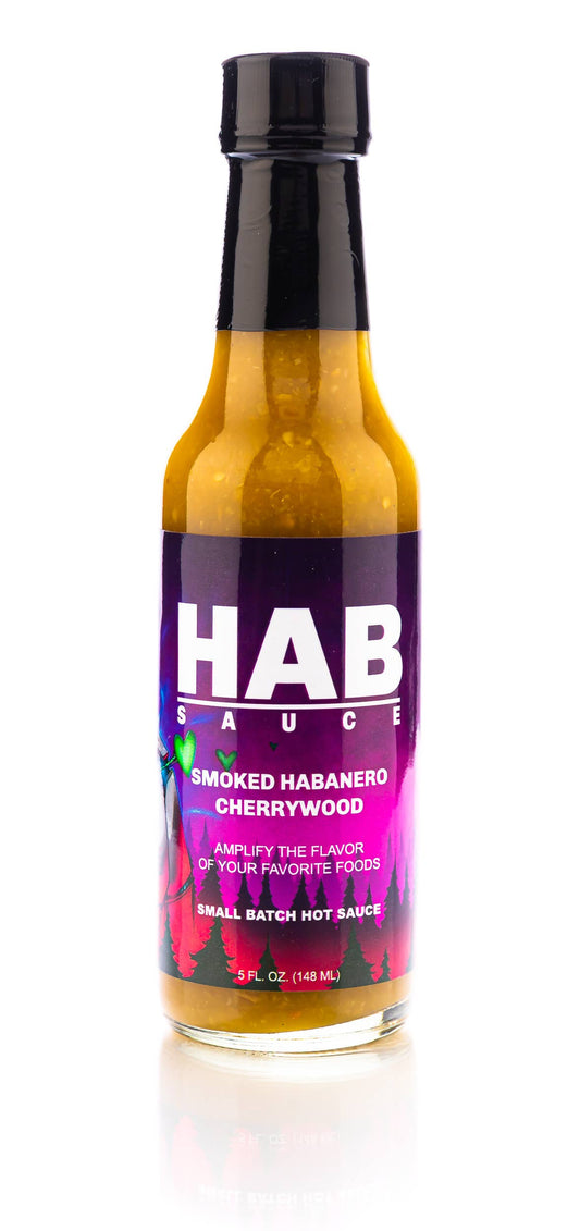 HAB Sauce - Smoked Habanero Cherrywood HAB Sauce Hot Sauce-Goodwynn's