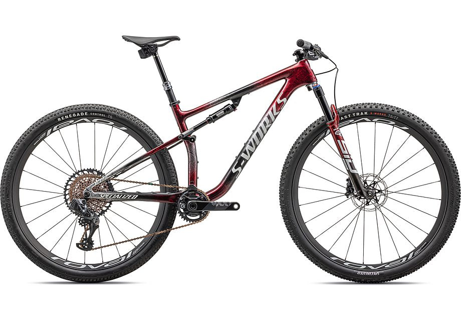 2023 Specialized epic S-Works bike gloss red tint / black tint / flake silver / granite s-Goodwynn'sGoodwynn's