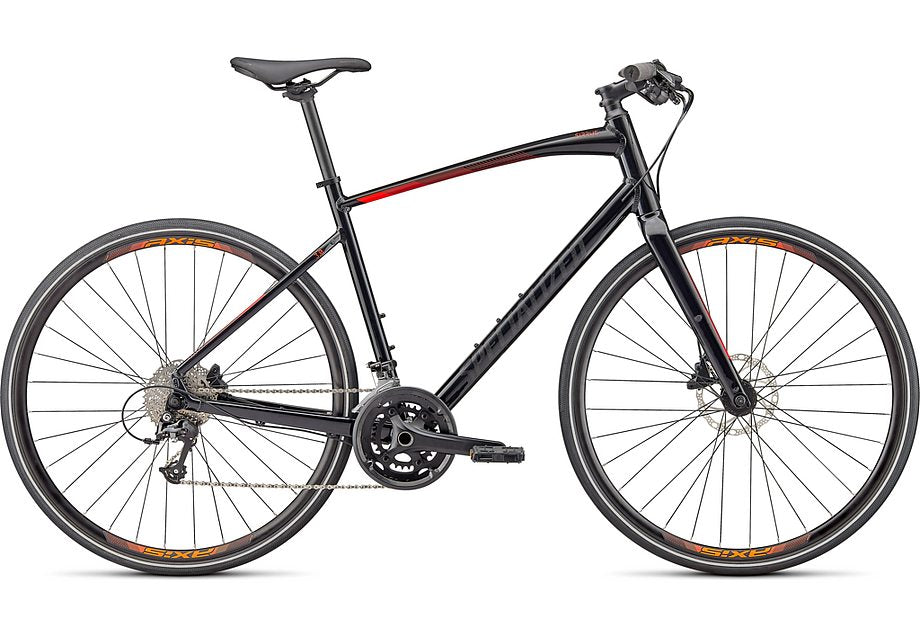 2024 Specialized sirrus 3.0 bike gloss cast black / rocket red / satin black reflective xs-Goodwynn'sGoodwynn's