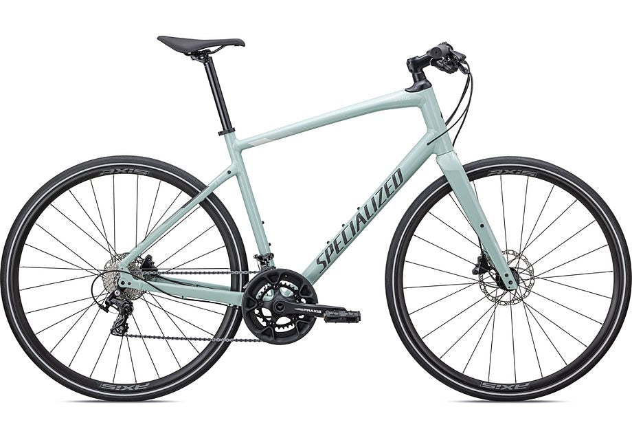 2024 Specialized sirrus 4.0 bike gloss white sage / white / black reflective xxs-Goodwynn'sGoodwynn's