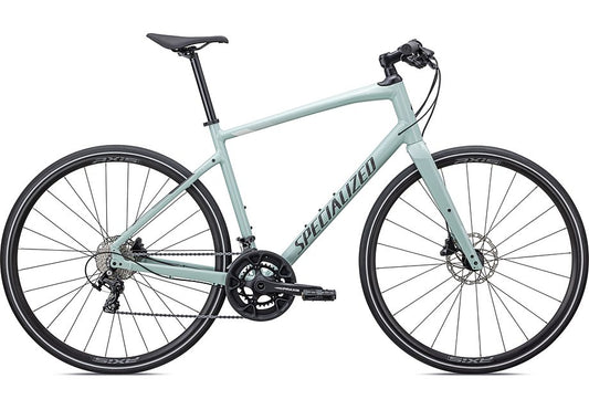2024 Specialized sirrus 4.0 bike gloss white sage / white / black reflective xxs-Goodwynn's