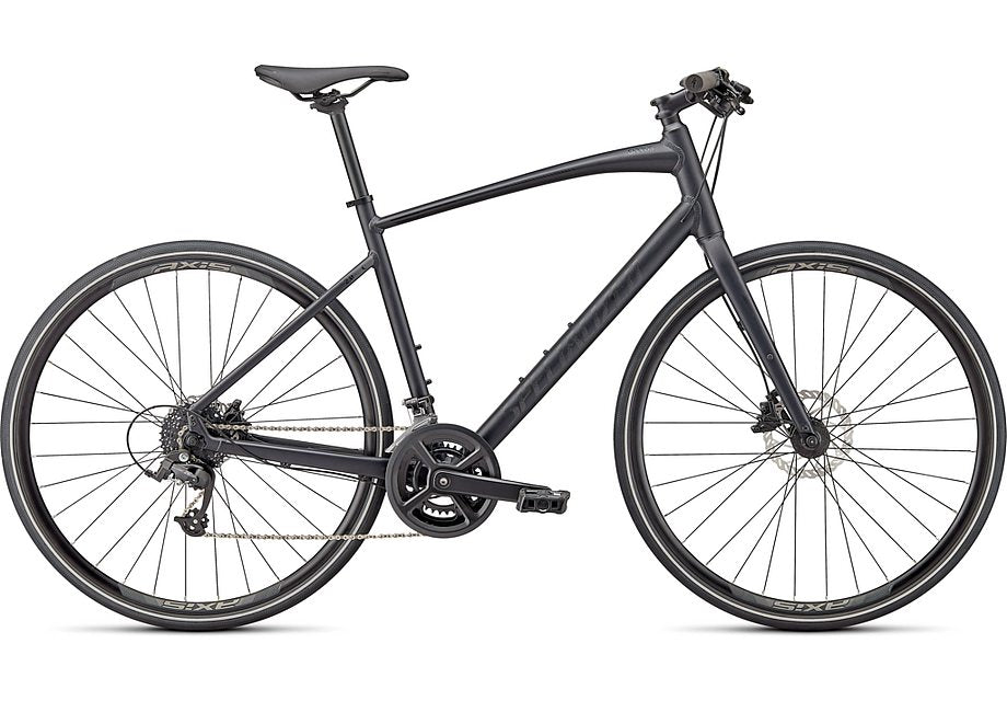 2024 Specialized sirrus 2.0 bike satin cast black / gloss black / satin black reflective xs-Goodwynn'sGoodwynn's