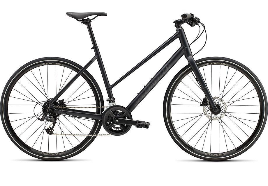 2024 Specialized sirrus 2.0 st bike satin cast black / gloss black / satin black reflective xs-Goodwynn'sGoodwynn's