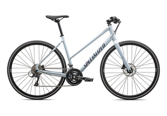 2023 Specialized sirrus 3.0 st bike gloss morning mist / satin deep marine reflective xs-Goodwynn's