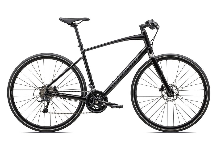 2023 Specialized sirrus 3.0 bike gloss metallic obsidian / satin obsidian reflective l-Goodwynn'sGoodwynn's