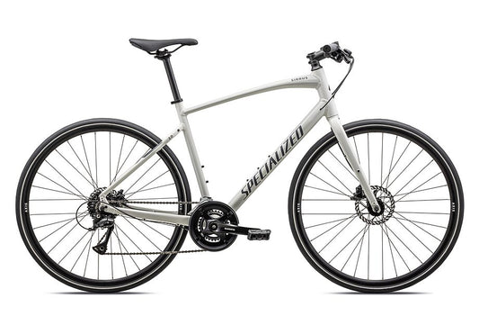 2023 Specialized sirrus 2.0 bike gloss dune white / satin obsidian reflective m-Goodwynn's