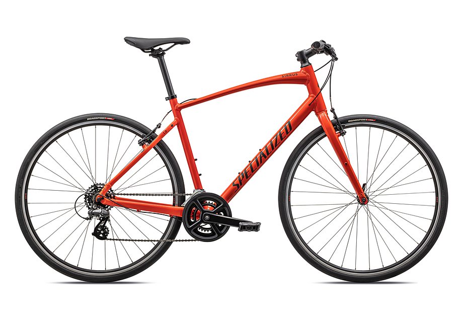 2023 Specialized sirrus 1.0 bike gloss fiery red / satin black reflective xl-Goodwynn'sGoodwynn's