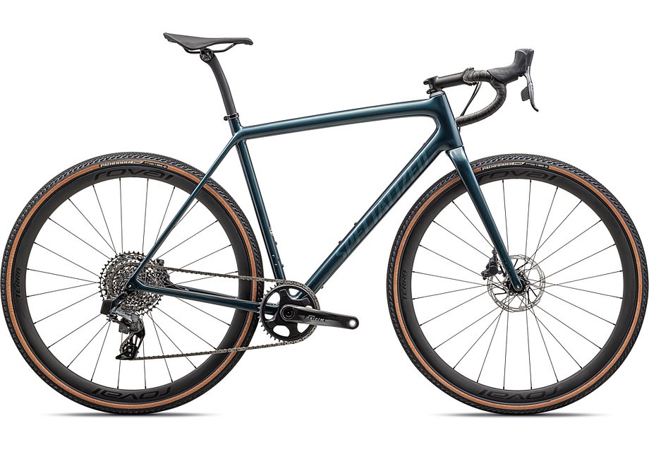 2023 Specialized crux pro bike gloss metallic deep lake/ green pearl 49-Goodwynn'sGoodwynn's