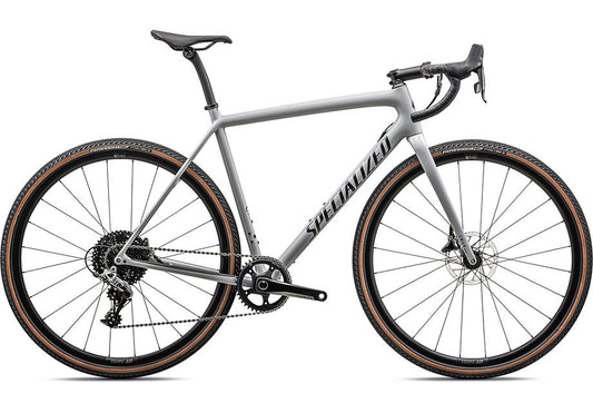2023 Specialized crux comp bike gloss dove grey/metallic navy 61-Goodwynn's