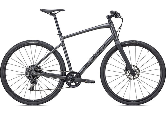 2022 Specialized sirrus x 4.0 bike gloss smoke / cool grey / satin black reflective xxs-Goodwynn's