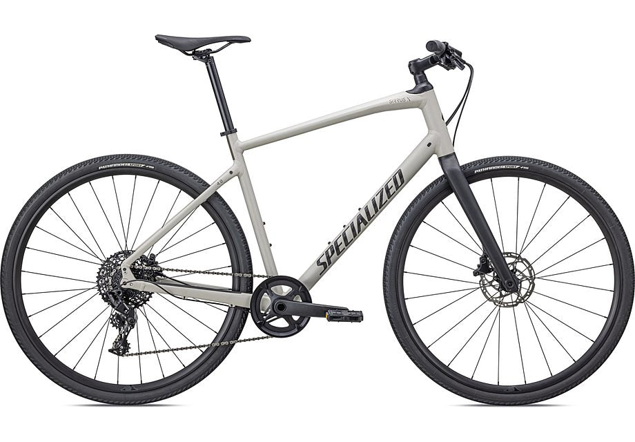 2022 Specialized sirrus x 4.0 bike white mountains / taupe / satin black reflective xxs-Goodwynn'sGoodwynn's
