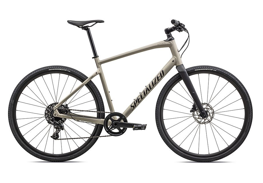 2023 Specialized sirrus x 4.0 bike gloss white mountains / taupe / satin black reflective m-Goodwynn'sGoodwynn's