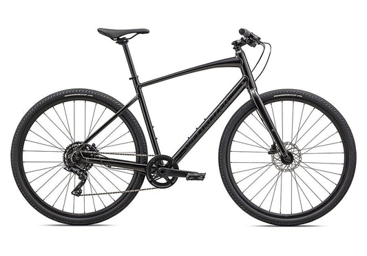 2023 Specialized sirrus x 3.0 bike gloss metallic obsidian / satin black reflective l-Goodwynn's