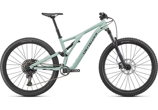 2024 Specialized Stumpjumper alloy bike gloss ca white sage / black s5-Goodwynn's
