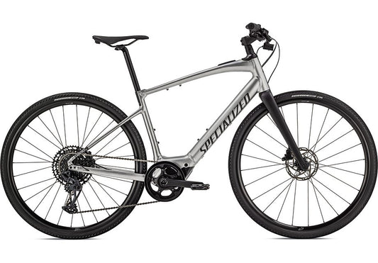 2023 Specialized vado sl 5.0 bike brushed aluminum / black reflective xl-Goodwynn's