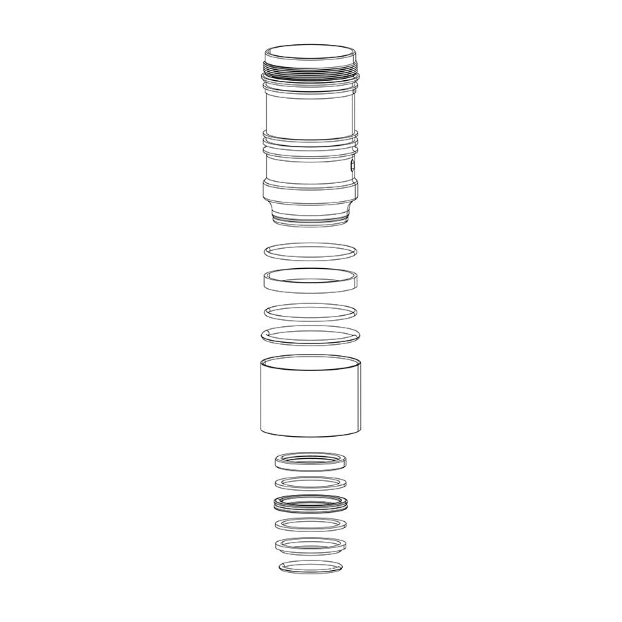 RockShox Monarch DebonAir Air Can Assembly 190m x 51mm / 200mm x 51mm B1 PlusRLXX C1 RRTRT3 D1 RT3 BLK