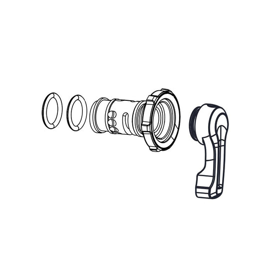 RockShox RT/RL Two-Position Rebound Knob/Compression Lever Kit Monarch RL/RT B1RLC1RT-Goodwynn's